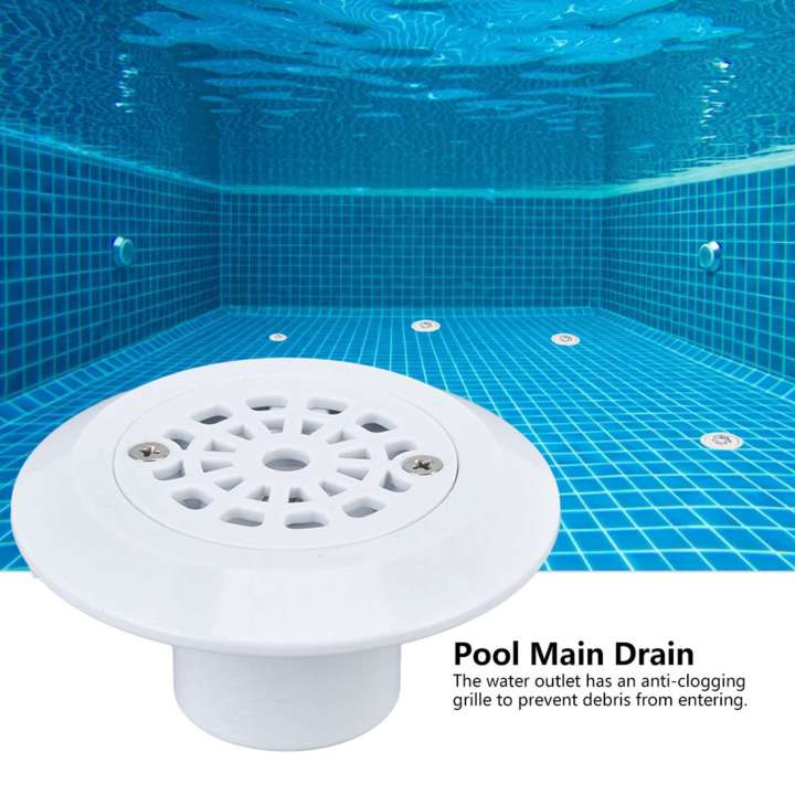 Plastic Pool Water Outlet White Floor Drain Water Inlet Draining ...