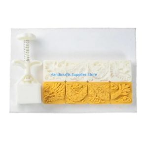 Kirilgu Chinese Pastries Mould Hand Pressed Chinese Dragon Mooncakes Mold Festival Cake Molds Dessert Moulds for Cooking Lover 7P3H9