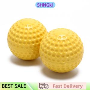 SHNGki 9 baseballs pu inner soft baseball balls softball training exercise baseball
