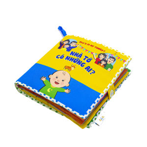Sách Vải Song Ngữ Đa Tương Tác Nhà Tớ Có Những Ai - Whos is my family? - Hiệu Lalala Baby Việt Nam
