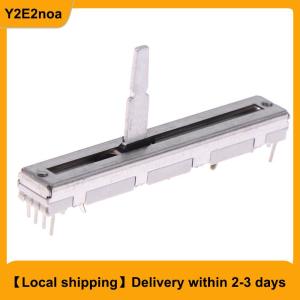 【Local shipping】 1Pc For 60mm DJM 350 400 600 700 800 Push Fader Straight Slide Potentiometer DJ Mixer Stereo Fader Sliding Potentiometer