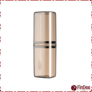 FinDee กล่องแปรงสีฟันเดินทาง แบบโปร่งแสง กล่องเก็บของแบบพกพา toothbrush box