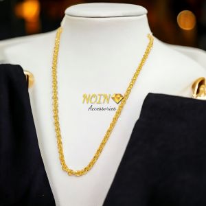 Kalung Nori Warna 24 Karat Lapis Emas Model Nuri Panjang 60cm Aksesoris Fashion Mewah