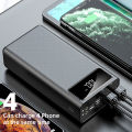 60000 Mah Fast Charging Powerbank High Capacity Powerbank 4 USB External Battery Powerbank LED Digital Display Portable Charger for Phone 60000mah. 