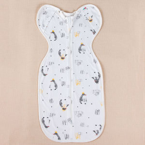 ถุงนอนกันสะดุ้ง ถุงนอนสำหรับเด็กแรกเกิด ถุงนอนเด็ก ผ้าฝ้ายแท้ นุ่ม สบาย 0-3 เดือน ถุงนอนเด็กแรกเกิด