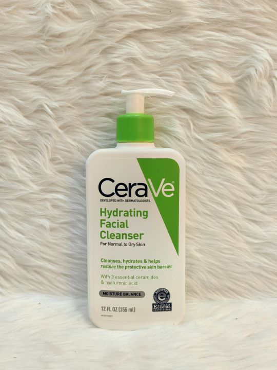 Cerave Hydrating Facial Cleanser Normal To Dry Skin 355ml Lazada Ph