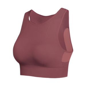 Sport Bra Wanita Shockproof Mesh  Jahitan Kecantikan Kembali Cepat Kering Bra Yoga Menjalankan Kebugaran Pakaian Dalam 8330