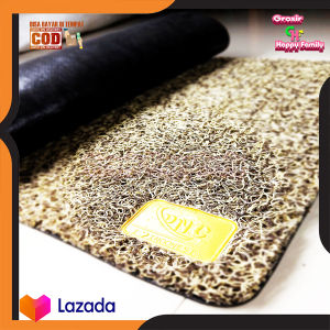 TERMURAH !! Keset Mie Empuk Tebal / Keset Kamar Mandi / Keset 2 Warna / Karpet PVC 40x60 cm