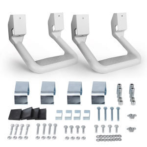 CNSPEED 2PCS Truck Side Steps Bar Non-Slip Aluminum Pickup Stirrup Boards Pedals for Ford/Toyota/Chevrolet/Dodge Pickups Car