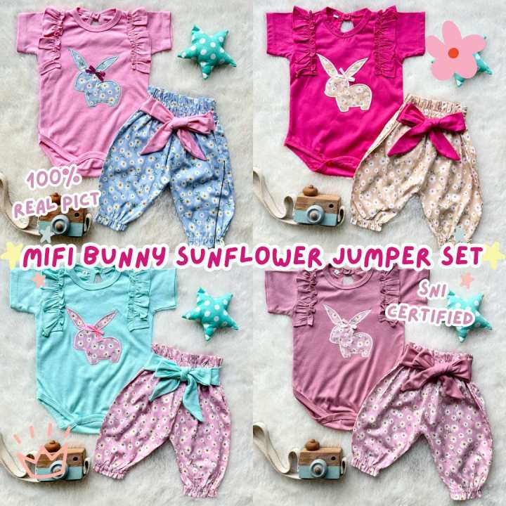 jumper bayi anak perempuan cewek romper 12 18 bulan tahun