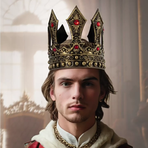 มงกุฏโบราณสำหรับงานปาร์ตี้ตามธีมและงานคอสเพลย์มงกุฎและสะดวกสบายปรับได้สำหรับการแสดงบนเวที