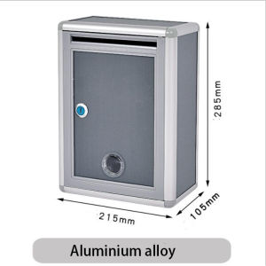 HOL Letter Mailbox Post Box Waterproof Outdoor Security Locking Aluminium Alloy Suggestion Box