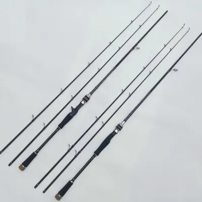 Cần Câu Lure Hunting Black Có 2 Ngọn Độ Cứng H Và MH Câu Bạo Lực Chuyên Lure Cá Lóc