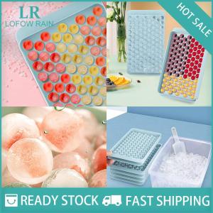 LF Wholesale✨Flash Sale ✨ 1Pc 104 Grid Mini Ice Cube Tray Mold Food Grade Small Ice Cube Maker Mould Easy Release Round Ice Molds For Whiskey Cold Drink