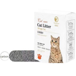 Cat Care Premium Clumping Tofu Cat Litter 6L - High Viscosity Deodorizing Dust-Free