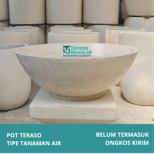 Pot teraso tipe tanaman air / pot taman minimalis