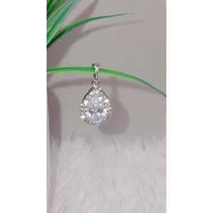 Liontin Sameer Alloy Lapis Mas 18K Permata Zirconia PP018S