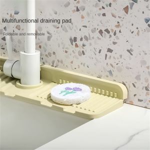 Homen Silicone vòi nước Mat Vòi chậu rửa nhà bếp tấm chắn bùn phía sau hộ gia đình xách tay Vòi Nước Nhà Bếp mềm có thể gập lại Silicone vòi nước thoát nước Mat