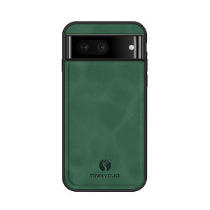 Shockproof Leather Built-in Magnet Plate Matte Case For Google Pixel 7A 8 9 Pro 8A 7 6 Slim Phone Funda With 1PS Tempered Glass