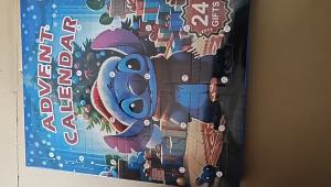 New cross-border Lilo & Stitch Christmas countdown calendar 24Pcs Gift Blind Puzzle