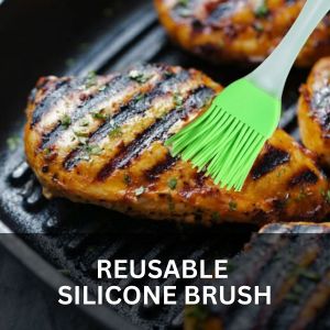 Multipurpose Silicone Sauce Oil Food Brush 🍖 For Air Fryer BBQ Oven Baking / High Temperature Safe / Non-toxic / Durable / Multipurpose / Kitchen Tool