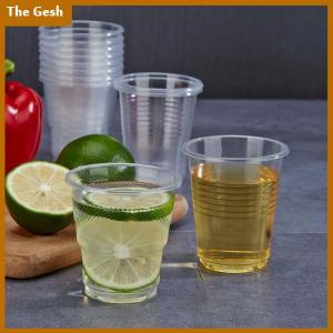 [The Gesh] 50PCS Disposable Clear Plastic Cup Outdoor Picnic Birthday Kitchen Party Tableware Party Plastic Cups For Cold Drinks