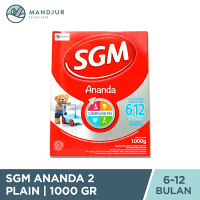SGM Ananda 2 (6 - 12 Bulan) Formula Bayi Bubuk 1000 Gram