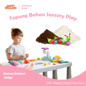 HappyBalloon 250gr Tepung Terigu / Maizena / Corn Starch / Kopi Bahan Eksperimen / Bahan Sensory Play