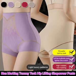 High Waist Tummy Control Hip Lifting Underwear Plus Size Seamless Body Shaper Pant Breathable Traceless Underpants