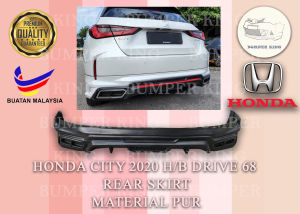 HONDA CITY 2020 HATCHBACK DRIVE 68 REAR SKIRT MATERIAL PUR WITHOUT PAINT