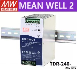 MEAN WELL TDR-240 series TDR TDR-240-24 240W Slim Three Phase Industrial DIN Rail with PFC Function Switching power supply