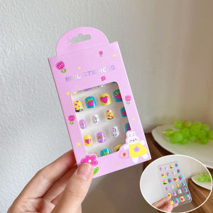 JOYNCLEON Miếng dán móng tay hoạt hình dễ thương cho trẻ em có các nhân vật My Melody và Sanrio-nghệ thuật móng tay tự dính trang trí cho các bé gái
