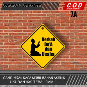 Gantungan Kaca Akrilik Bebas Custom Variasi Gantungan Mobil Dan Truck Kode 07.A