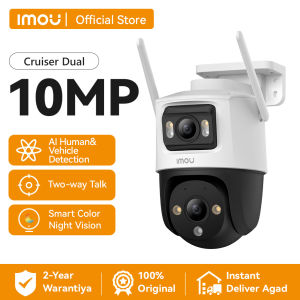IMOU Cruiser Dual 10MP Dual Lens Outdoor Camera CCTV Security Cameras Wi-Fi Human Vehicle Detection