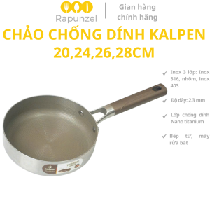 Chảo chống dính KALPEN chảo chống dính bếp từ chảo từ KALPEN chảo inox chống dính chảo inox