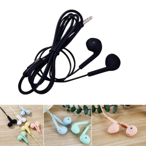 Bộ chơi game nhét tai Tai nghe chụp có dây thông dụng nút bịt tai bằng silicon dây chống cuộn dây cho thiết bị cổng 3.5mm