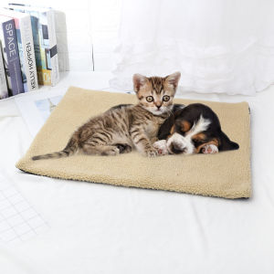 Cozy FleeceBed Warm Dog Bed Cat Nest Cushion Self-Heating Mat Blanket