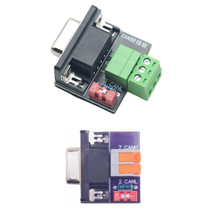 สามารถบัสอินเตอร์เฟสบอร์ด USB ไปยังขั้ว120Ohm ตัวต้านทานการติดตั้งประหยัดพื้นที่การออกแบบโดยไม่ต้องใช้เครื่องมือ