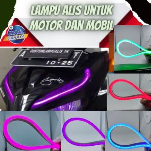 LAMPU ALIS AKSESORIS VARIASI NMAX XMAX PCX MIO SCOOPY BEAT VINO VARIO AEROX NINJA 10/25/30cm