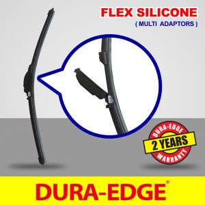(2 Years Warranty) DURA-EDGE Silicone Multi Adapter Wiper Dura Edge Wiper Best Silicone Wiper Blades - Lazada