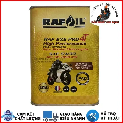 Nhớt xe ga RAFOIL Scooter 5W30 800ML SP tổng hợp 100% nhập khẩu UAE
