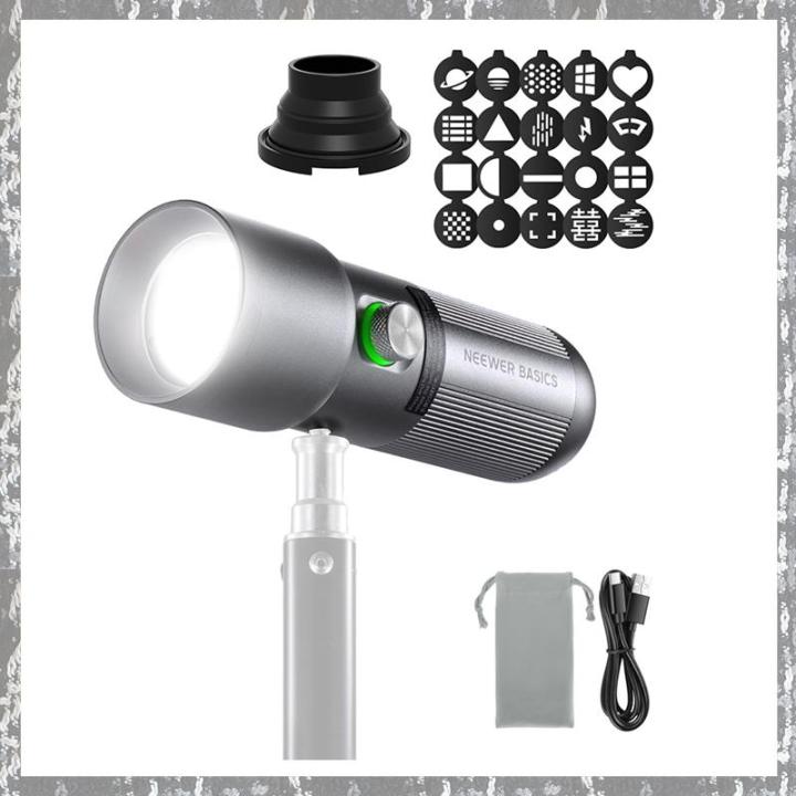 Led Studio Flashlight FL10 BASICS RGB LED Spotlight Photography Flashlight with 4 Colors/20 ...