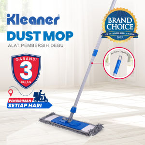 Kleaner Alat Pel Sapu Debu 1 Set Bahan Microfiber Dust Mop Pembersih Lantai GSA002