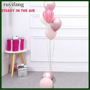 ruyifang ลูกโป่งฮีเลียม100มล. พร้อมปั๊มไม่กัดกร่อนมืออาชีพใช้ในบ้านเป็นมิตรกับสิ่งแวดล้อมป้องกันของเหลวช่วยยืดเวลาลอยตัว