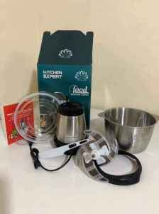 Máy xay thịt máy xay đa năng công suất 250W cối inox304 4 lưỡi dao sắc bén BẢO HÀNH 1 ĐỔI 1