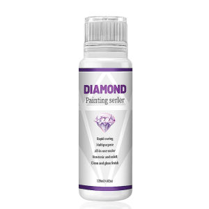 กาวสำหรับงานศิลปะจิ๊กซอว์ป้องกันการตกหล่นแบบถาวรมีกาวภาพวาดเพชรขนาด60x120มล.