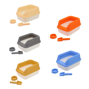 Cute Educational Dollhouses Pet Playset Bowl Poop Shovel Dollhouses 1:12 Scale Realistic Supplies Model Playset