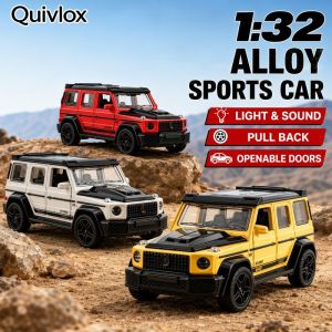 1 64 Scale Brabus G Class Alloy Pull Back Car Model Openable Doors Realistic Light Sound Kids Play Toy Gift For Car Collectors Enthusiasts