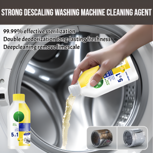 [Ten Years Of Dirt In One Wash] Strong Descaling Washing Machine Cleaning Agent Washing Machine Cleaner Sterilizing Liquid Remove 99.9% Of Germs Cleaner Descaler