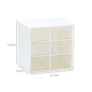 COD Starlight Kotak Penyimpanan Meja Kotak Perhiasan dan Aksesoris 6&9 Petak Transparent Plastic Storage Box for Small rak kosmetik/laci kecil aesthetic/laci susun mini/tempat kosmetik/box penyimpanan serbaguna HRM319